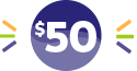 Get 50 for you
