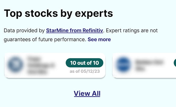 Top stocks by experts
